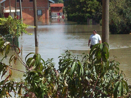 Croatia flood Odra River September 2010